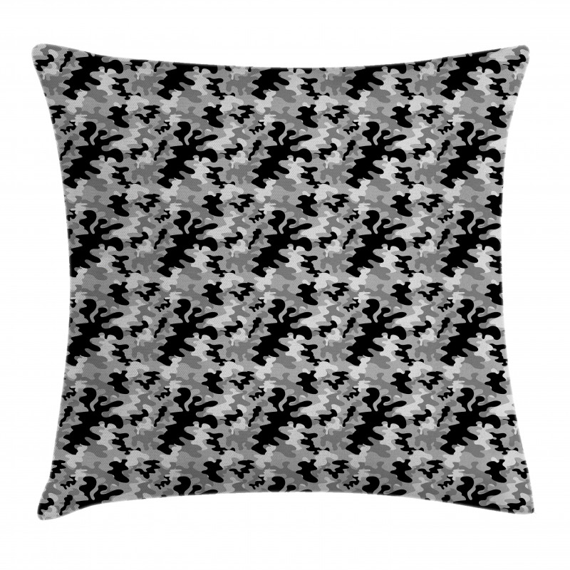 Greyscale Gloomy Pillow Cover