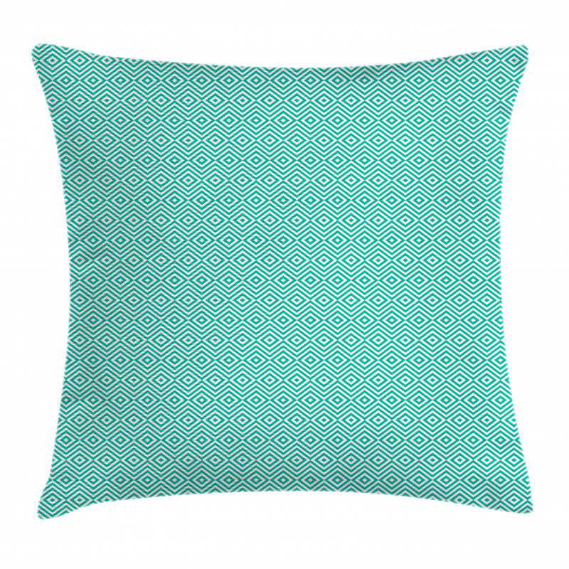 Monochrome Zigzag Rhombus Pillow Cover