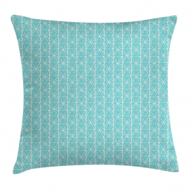 Triangular Rectangles Art Pillow Cover