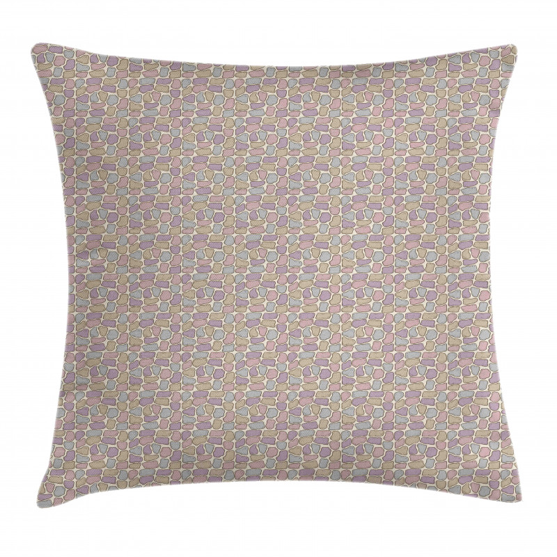 Colorful Stone Wall Theme Pillow Cover