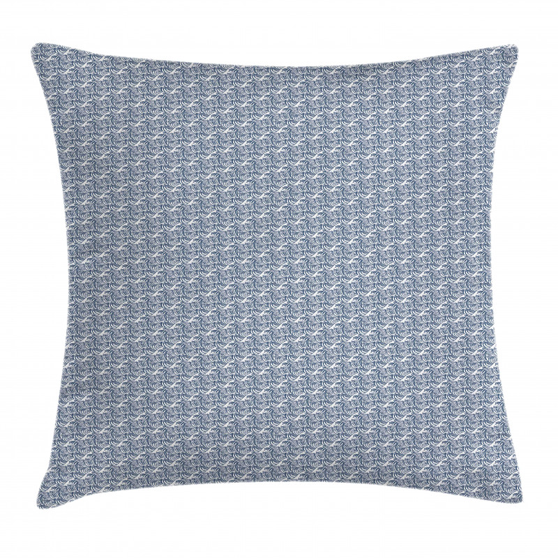 Ocean Theme Wave Pattern Pillow Cover