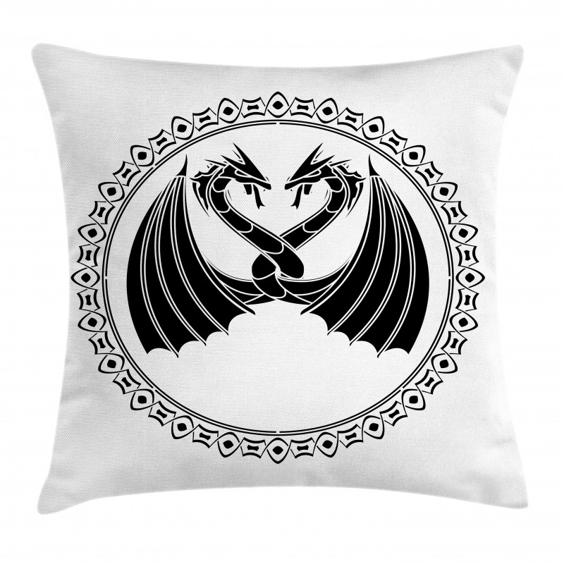 Girded Neck Creatures Pillow Cover