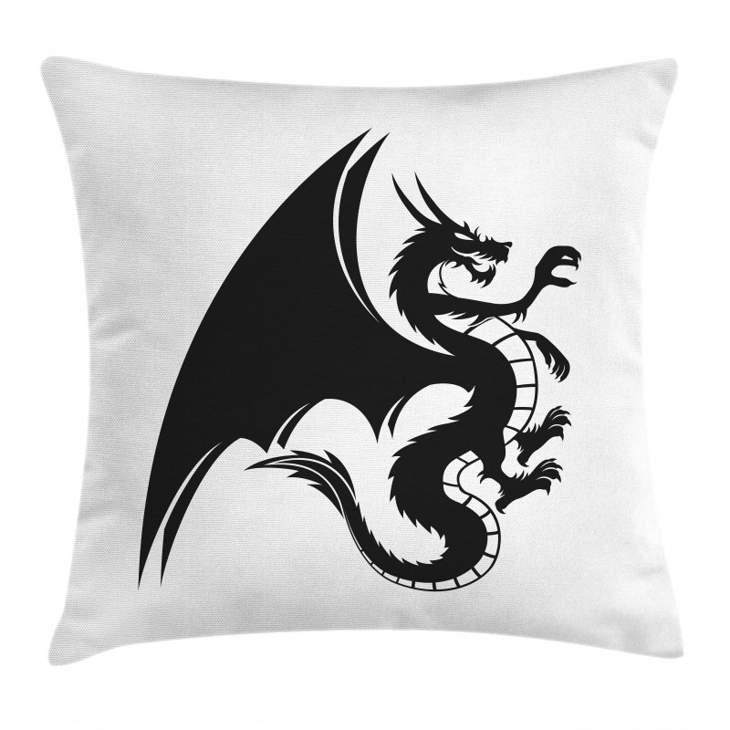 Fantasy Goth Creature Pillow Cover