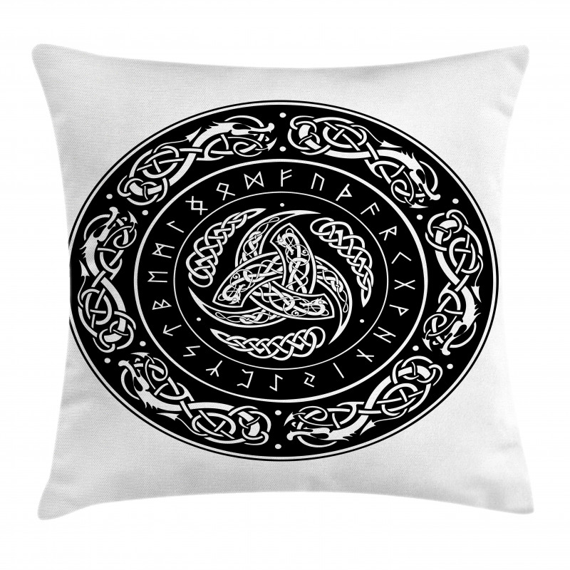 Triple Horns of Odin Pillow Cover