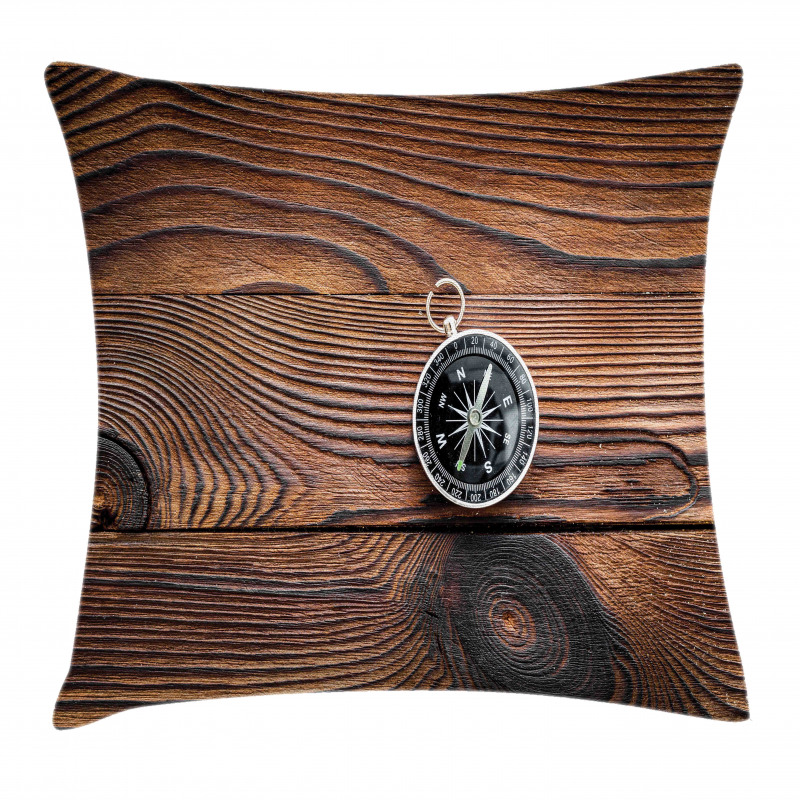 Navigator Tool on Wooden Pillow Cover