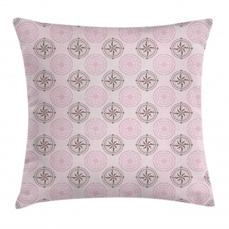 Windroses Pattern Pillow Cover