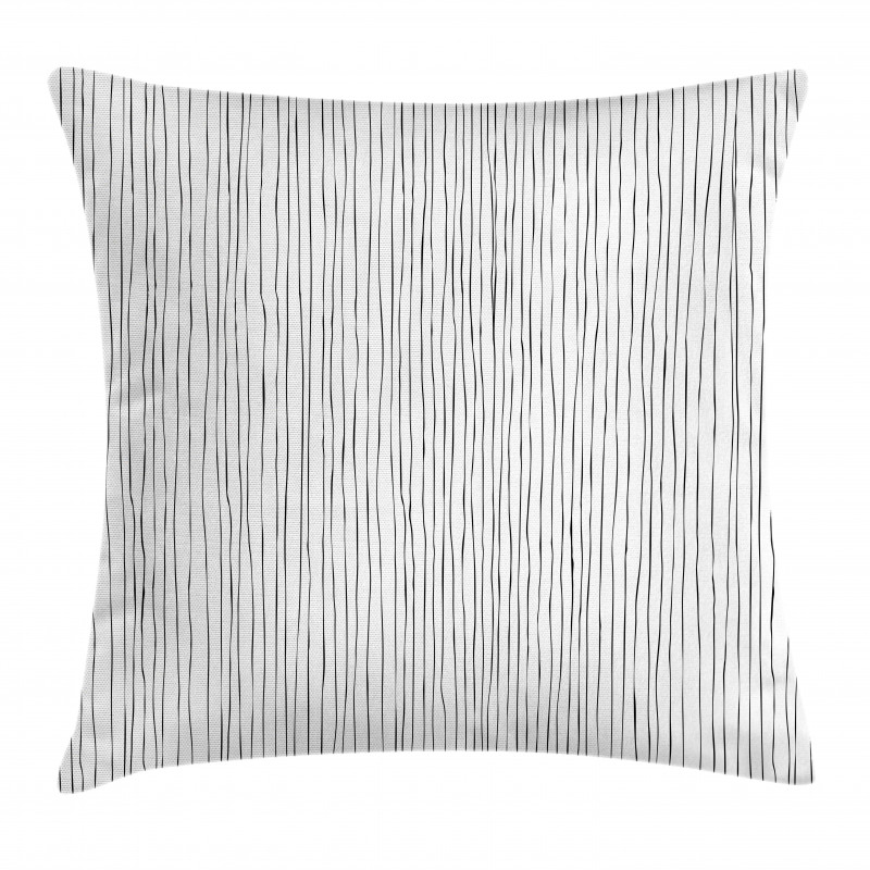 Vertical Thin Dense Lines Pillow Cover