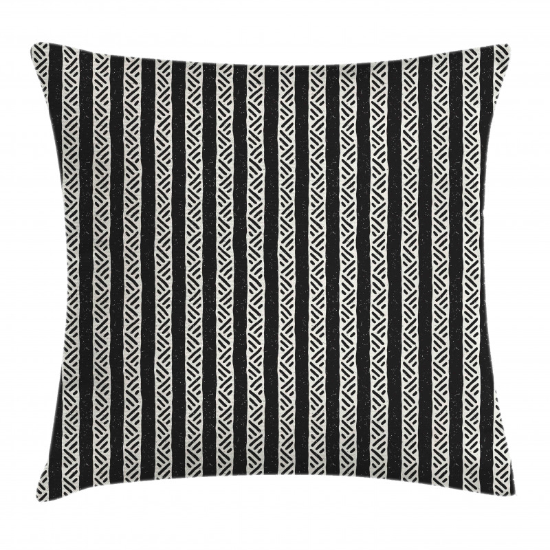 Tribal Style Abstract Lines Pillow Cover