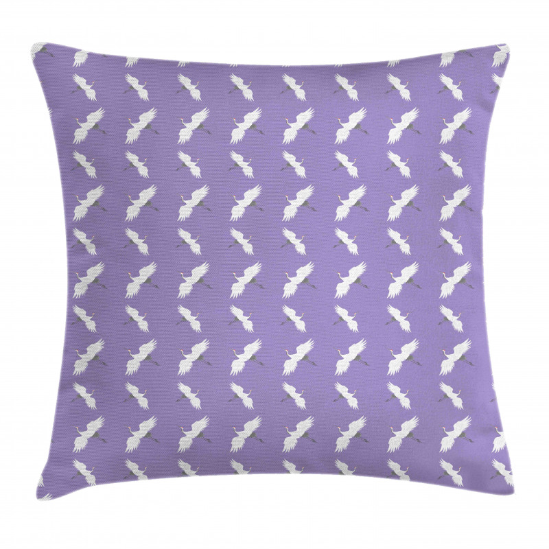 Flying Bird with Open Wings Pillow Cover