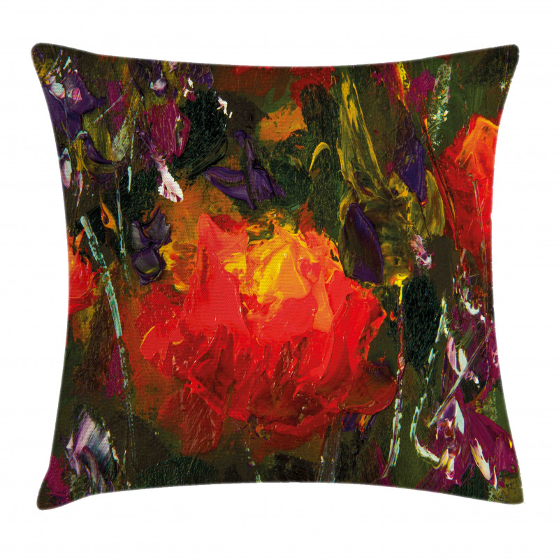 Colorful Composition Pillow Cover