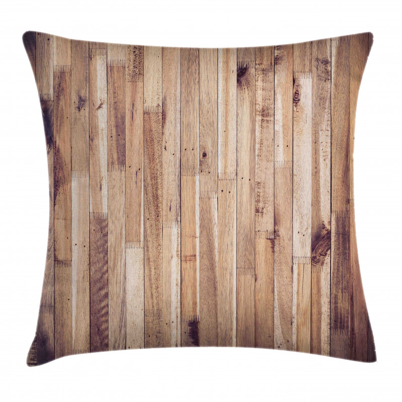 Aged Planks Pattern Pillow Cover