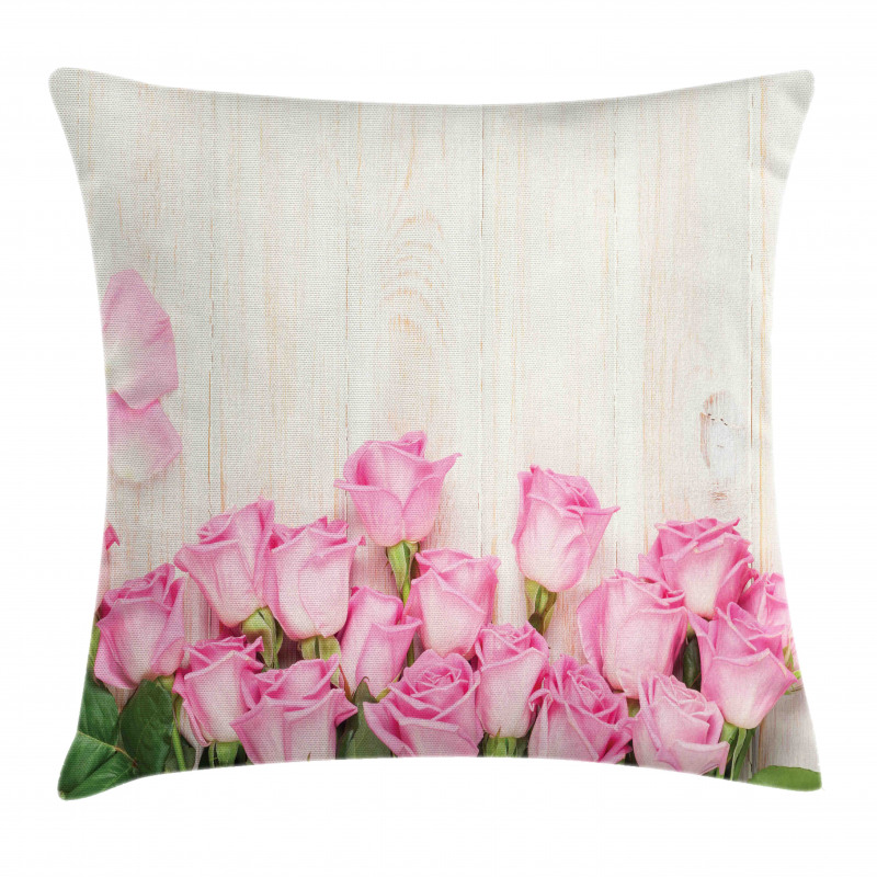 Blooming Rose Bouquet Pillow Cover