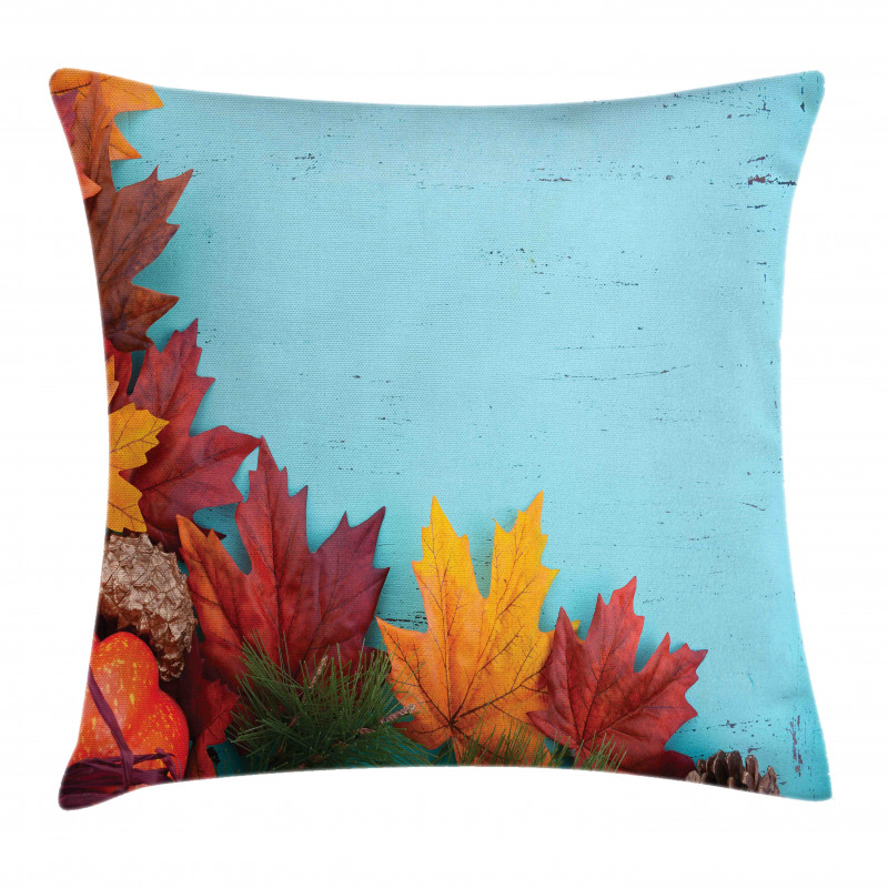 Canadian Maple Foliage Pillow Cover