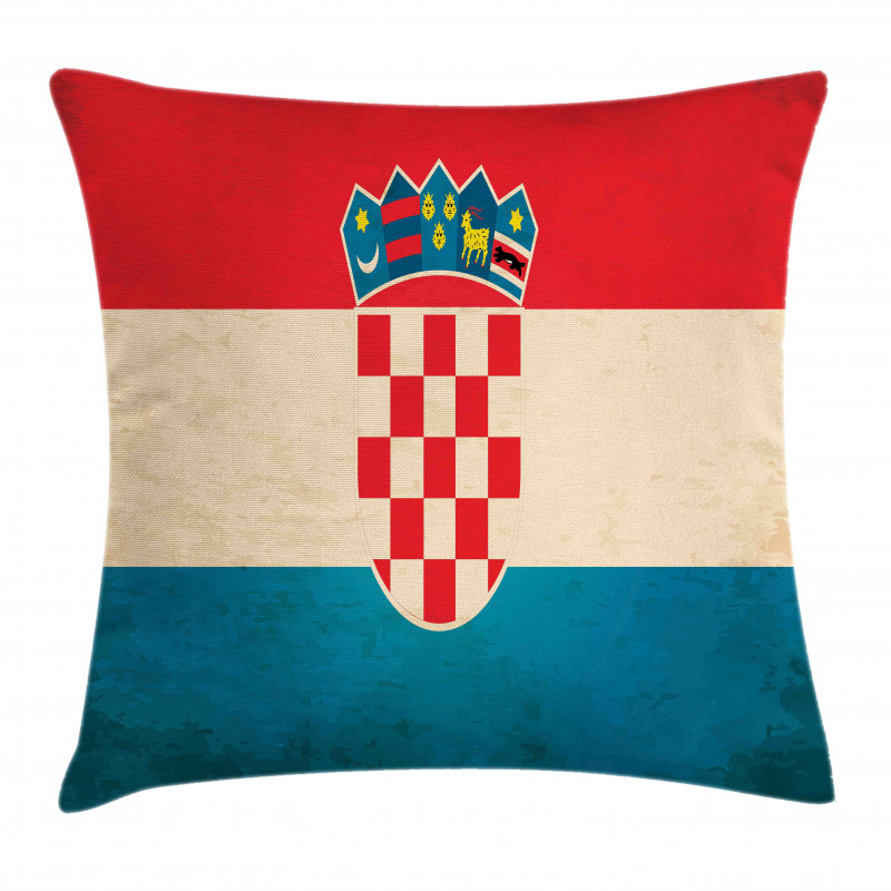 European Country Flag Art Pillow Cover