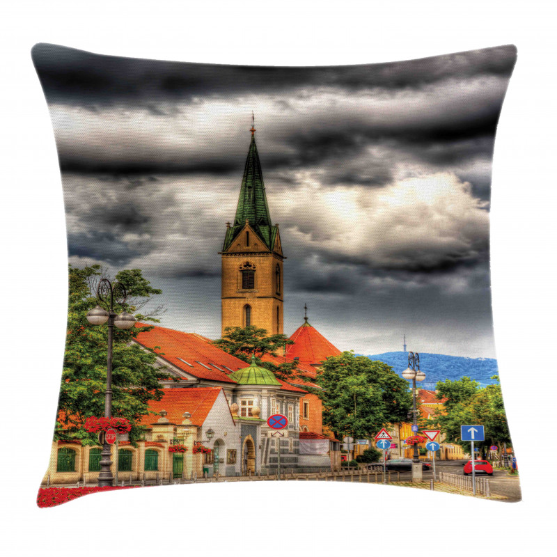 Franciscan Monastery Zagreb Pillow Cover