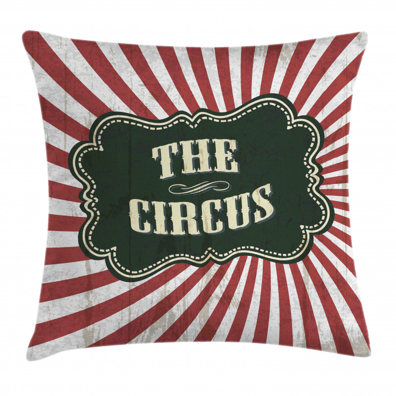 Advertisement Theme Pillow Cover