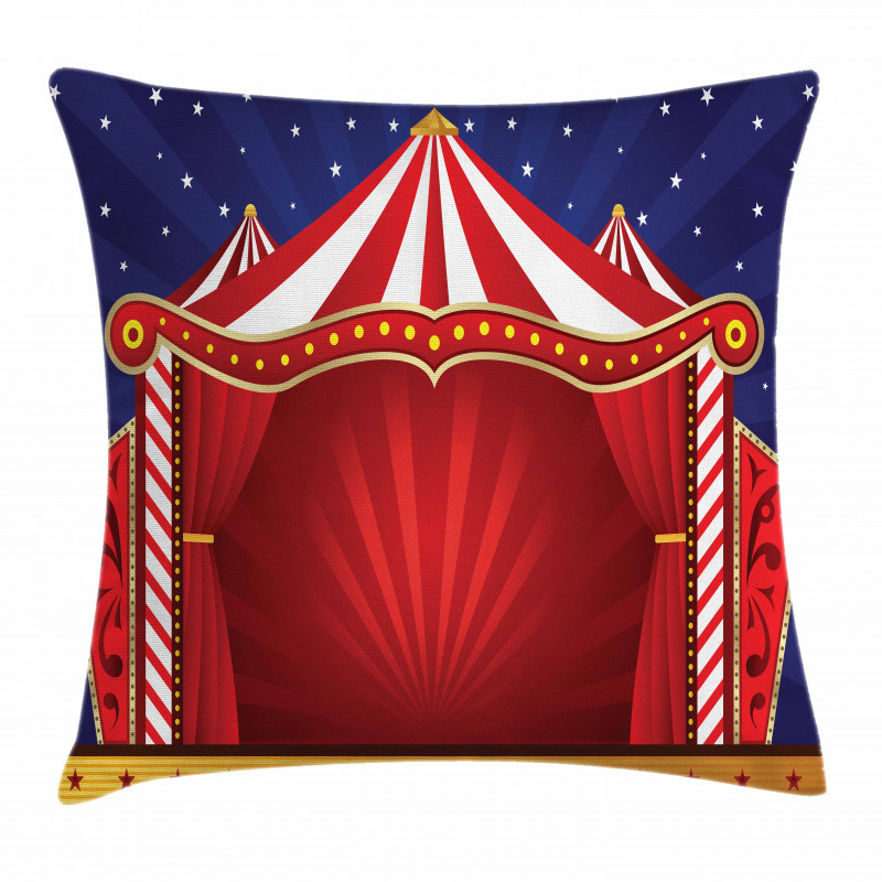 Canvas Circus Tent Pillow Cover