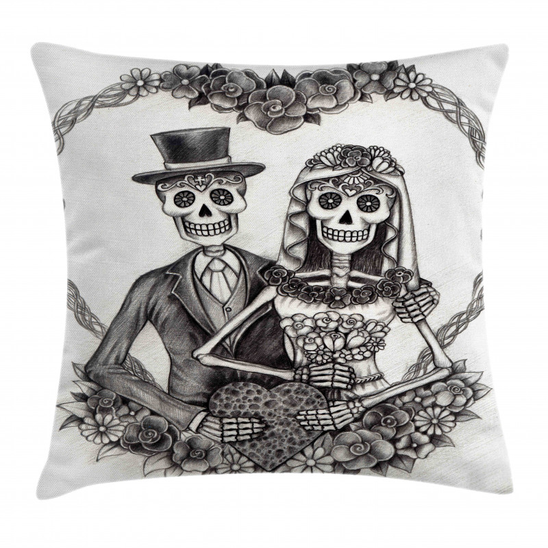 Spooky Valentines Marriage Pillow Cover