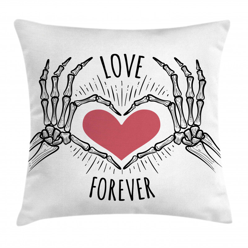 Scary Hands Love Forever Pillow Cover