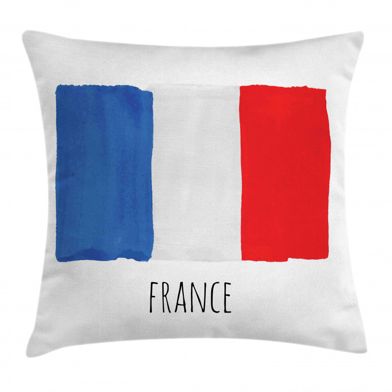 Simplistic Watercolor Flag Pillow Cover