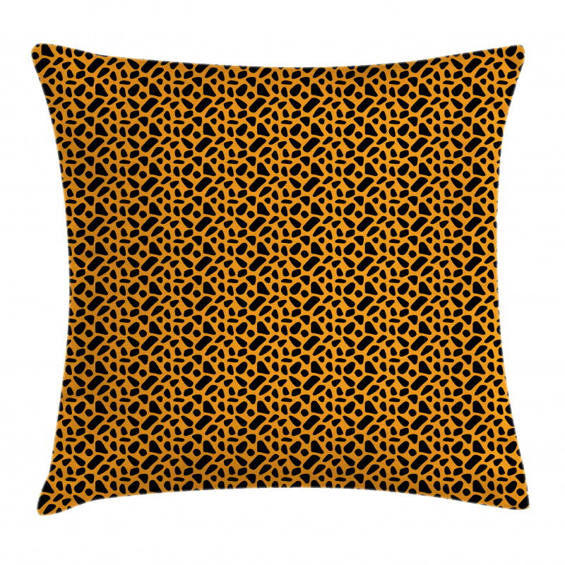 Cheetah Skin Look Motif Pillow Cover