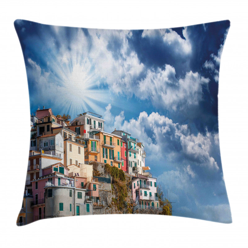 Sky View Houses Pillow Cover