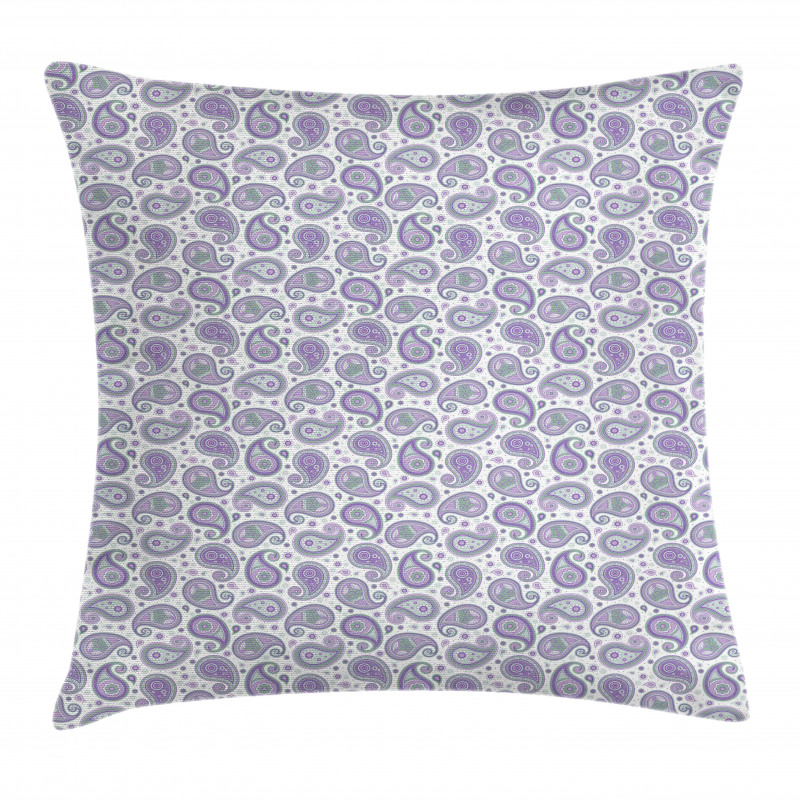 Oriental Pastel Tone Pillow Cover