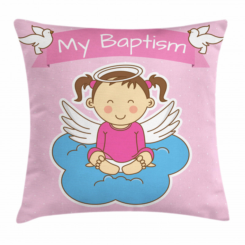 Baby Girl Pillow Cover