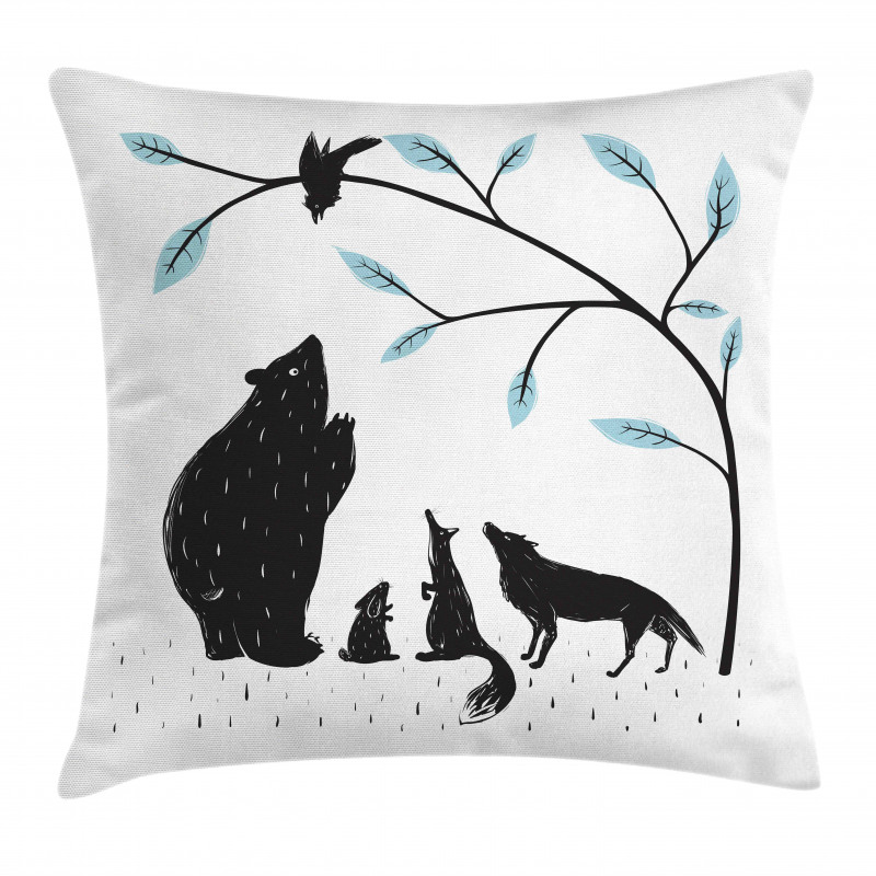 Forest Fauna Pillow Cover