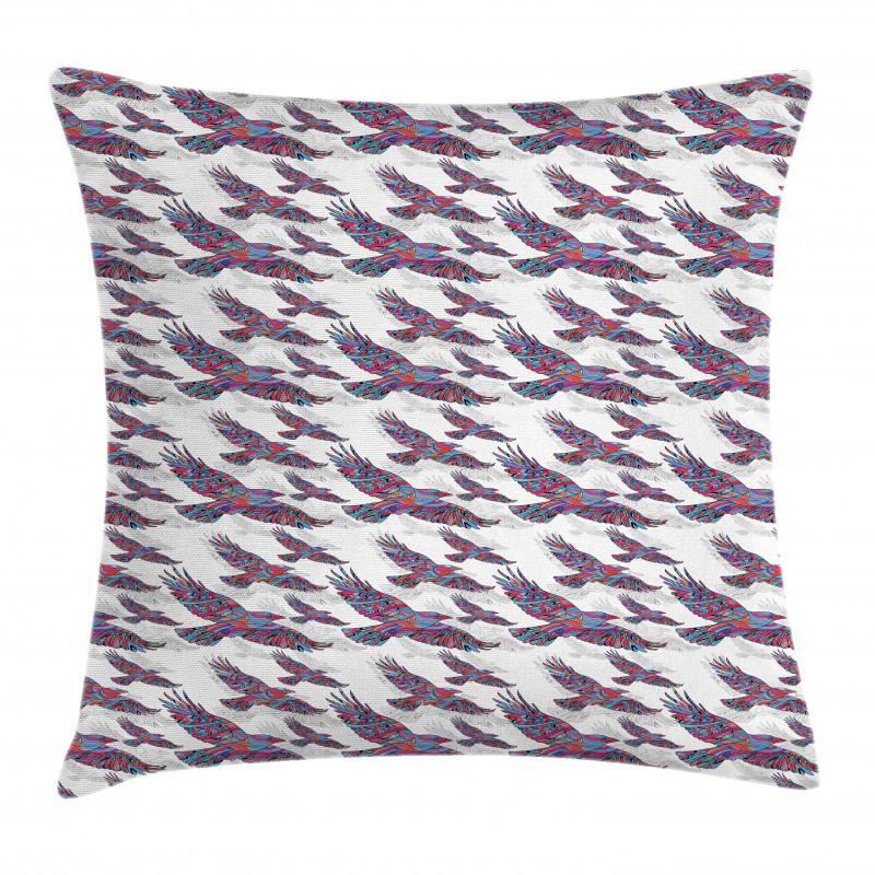 Vivid Flying Bird Pillow Cover