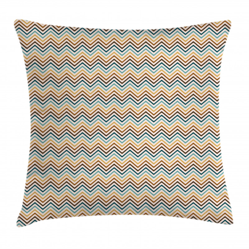 Zigzags in Tones Pillow Cover