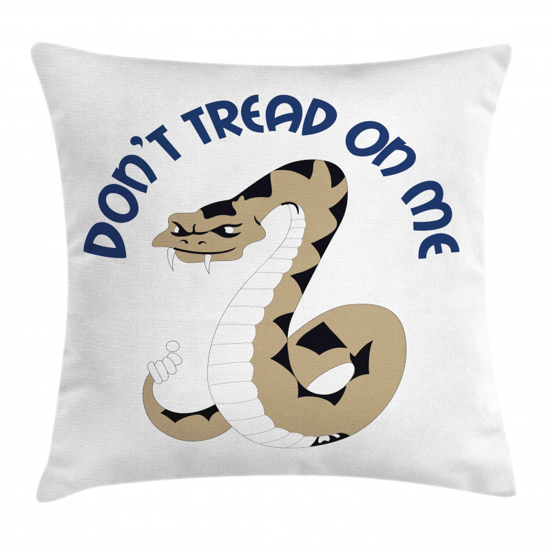 Dangerous Snake Pillow Cover