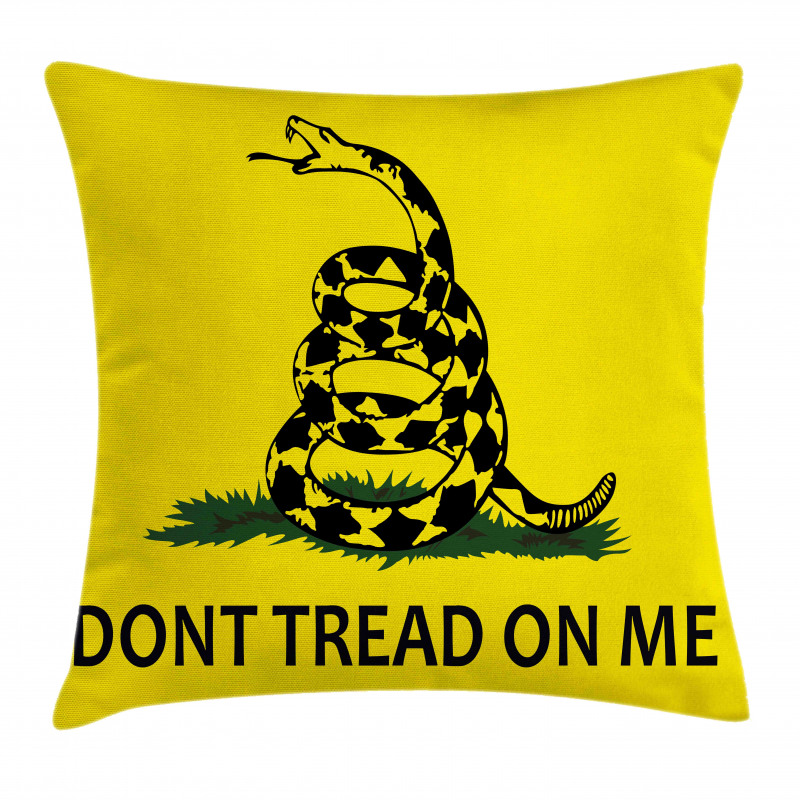 Gadsden Snake Pillow Cover