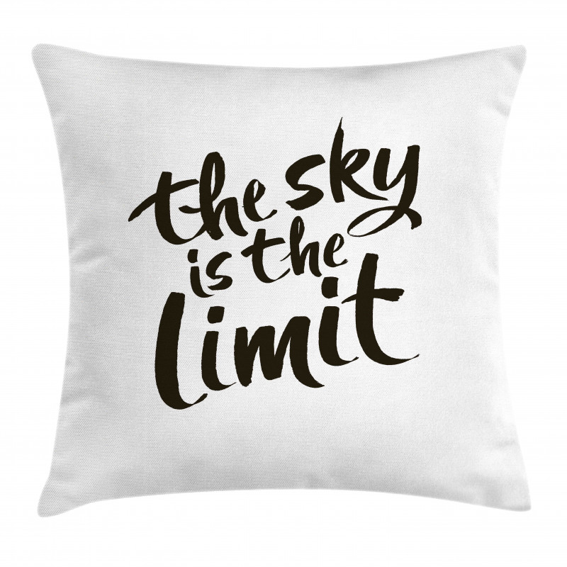 Motive Saying Pillow Cover