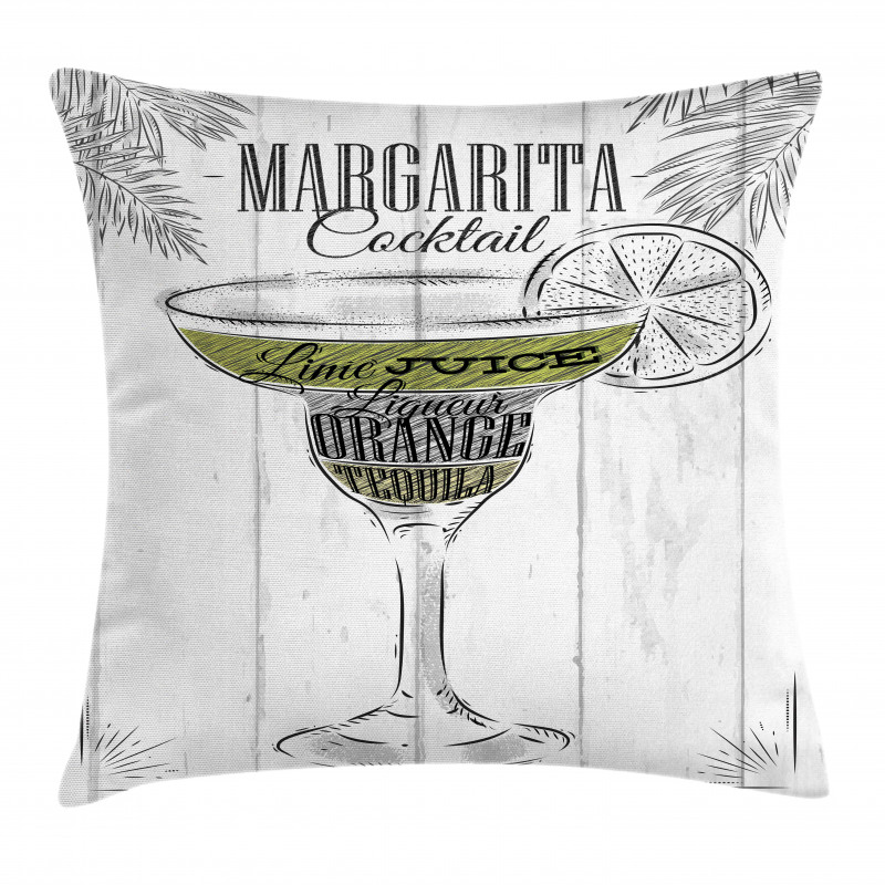 Ingredients of Margarita Pillow Cover