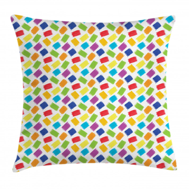 Childish Crayon Scribbles Pillow Cover