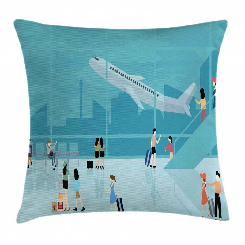 Doodle Terminal Composition Pillow Cover