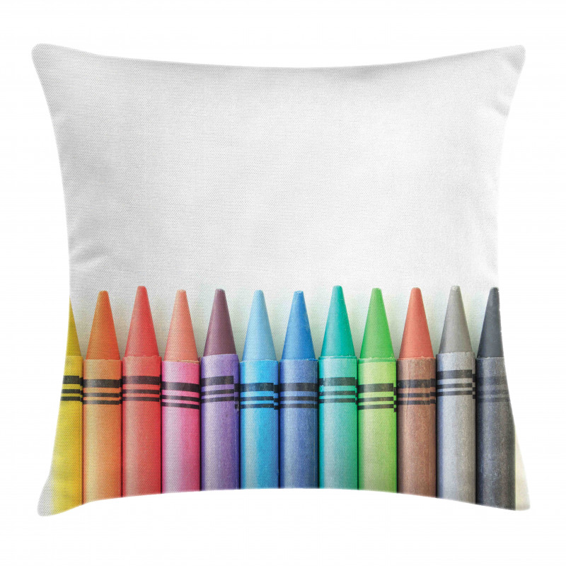 Close up Photo Paint Crafts Pillow Cover