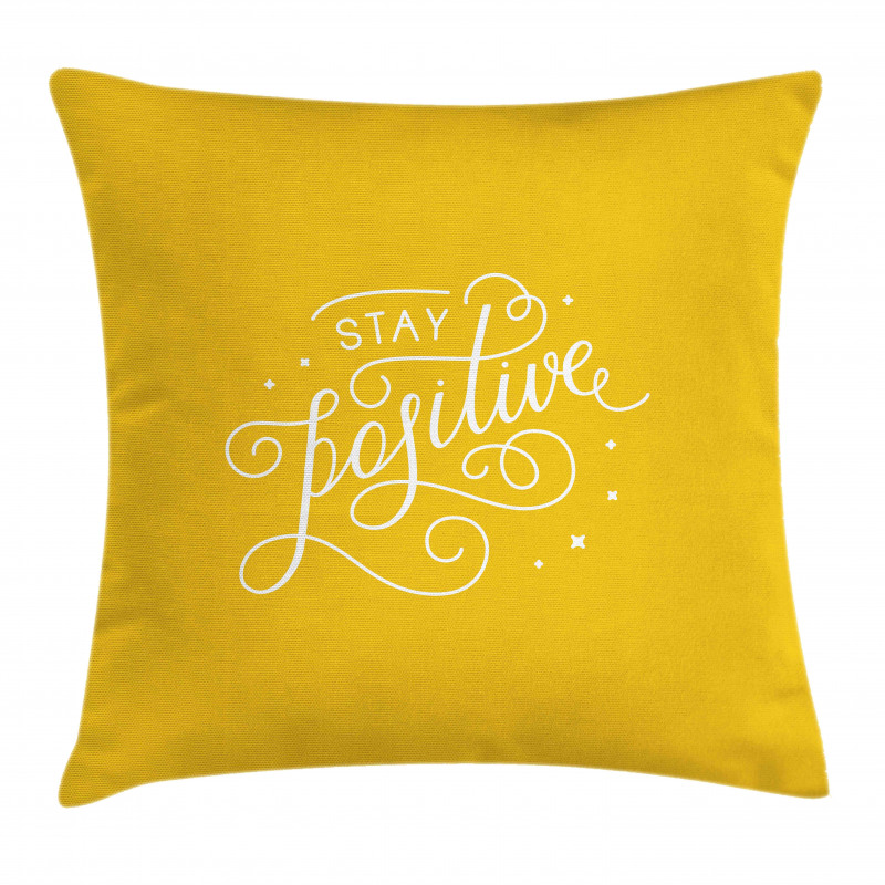 Minimal Phrase Pillow Cover