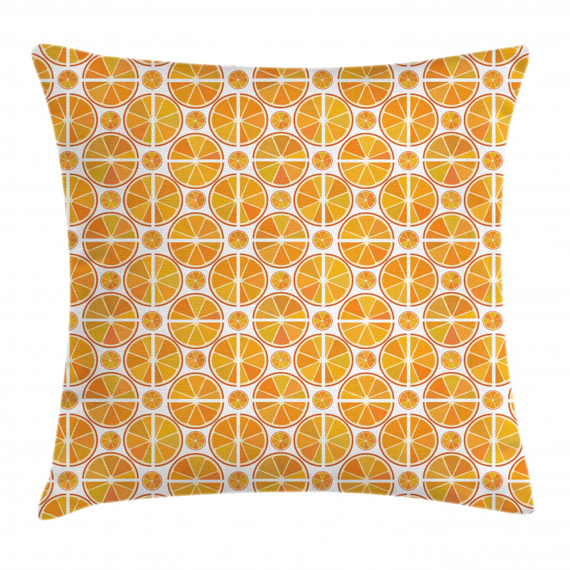 Citrus Fruit Slices Pillow Cover