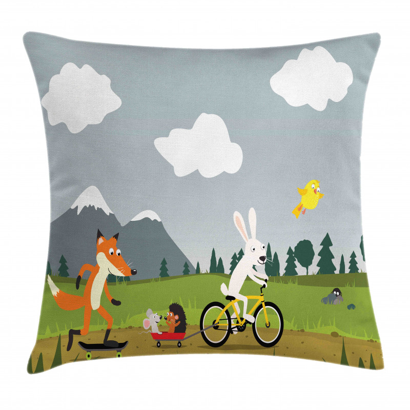 Having Fun in Nature Pillow Cover