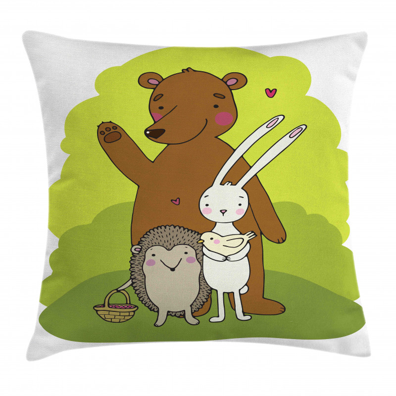 Simple Animals Pillow Cover