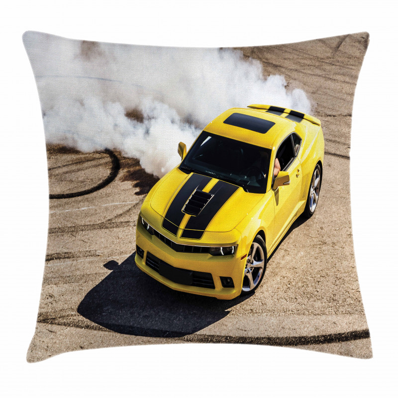 Racer Speedy Sports Car Pillow Cover