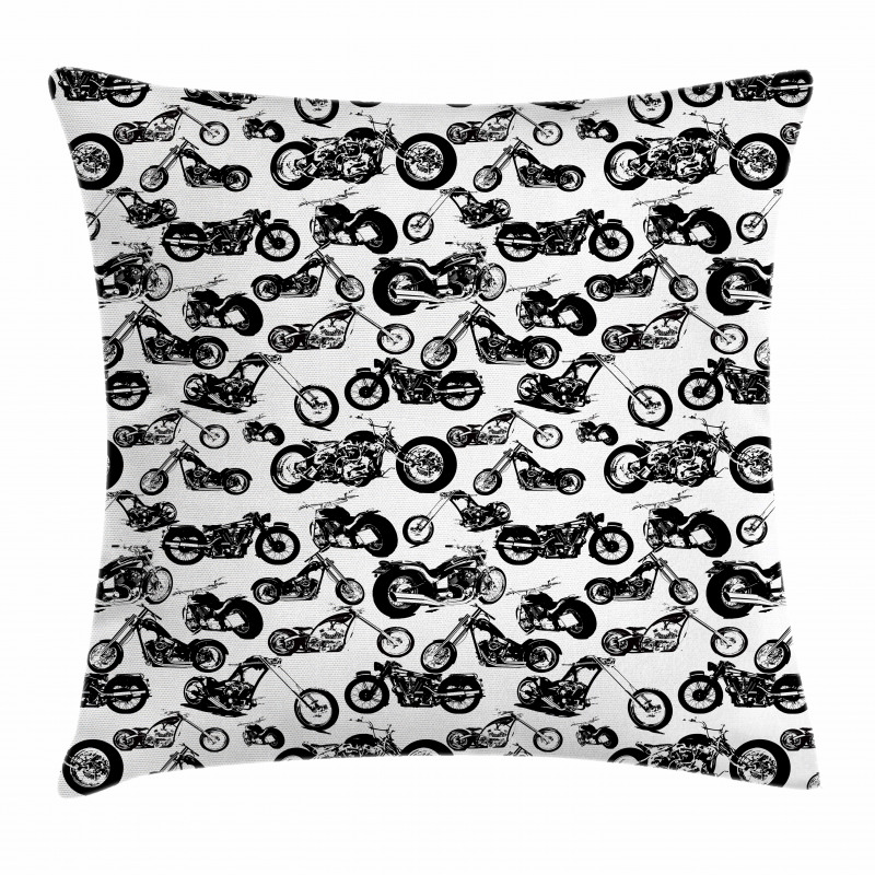 Models of Motorbike Pillow Cover