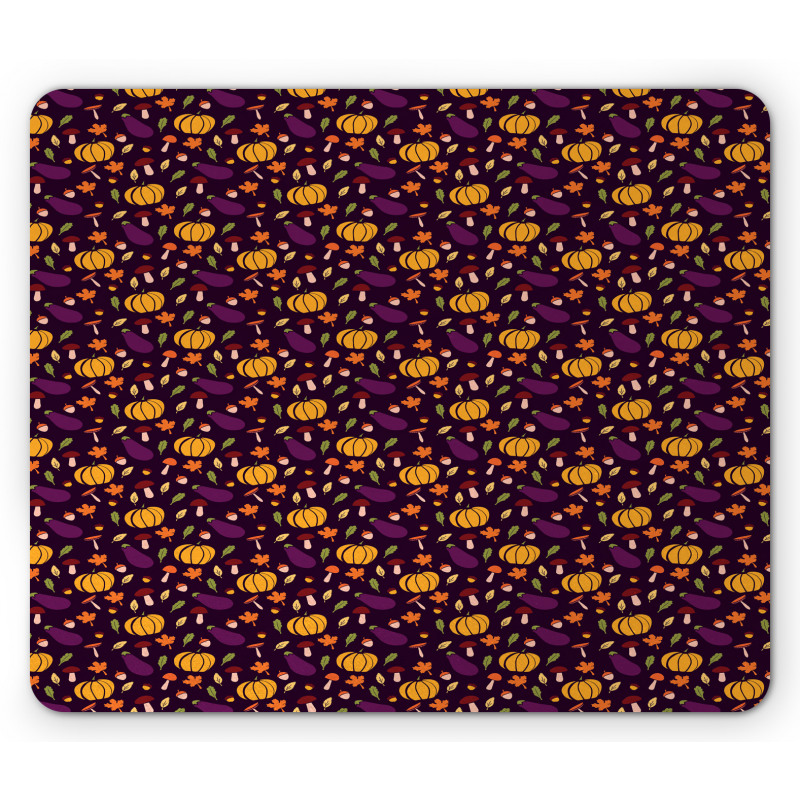 Season Veggies Collage Mouse Pad