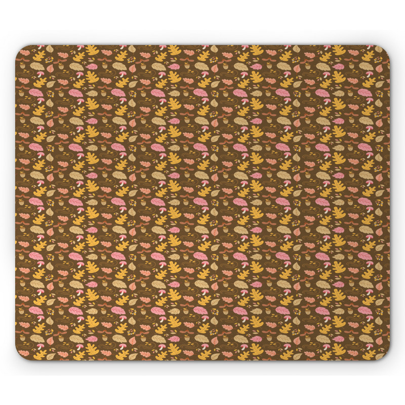 Seasonal Elements Leaf Mouse Pad