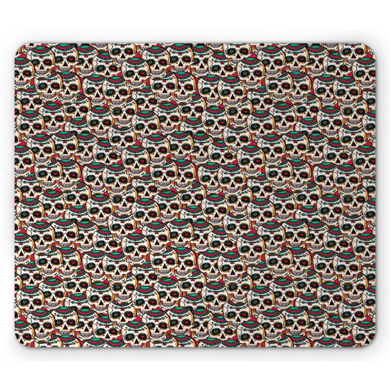 Paisley Floral Pattern Mouse Pad