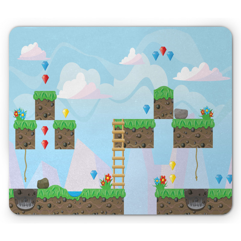 Vintage Game Platform Art Mouse Pad