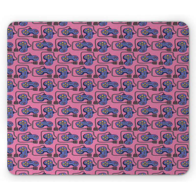 Cabled Joystick Illustration Mouse Pad