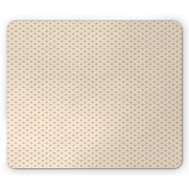 Pastel Tones Simplistic Stars Mouse Pad